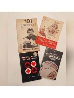 Vintage* Set of 4 Card Playing Pocket Books
